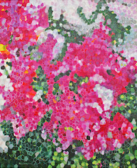 Image 1 - Bougainvillea I, acrylic, 38 x 32